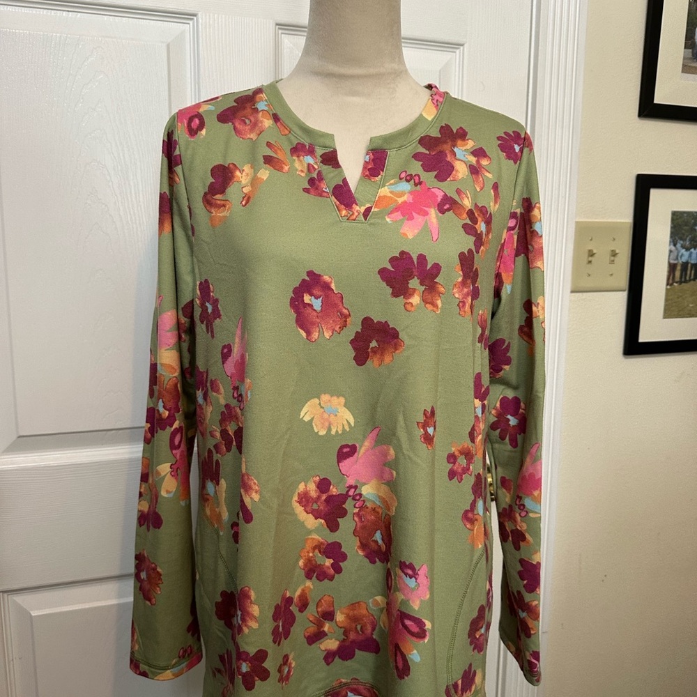 Logo Lounge Printed French Terry Top